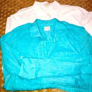 2 J. Crew blouses